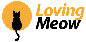 loving meow cat logo